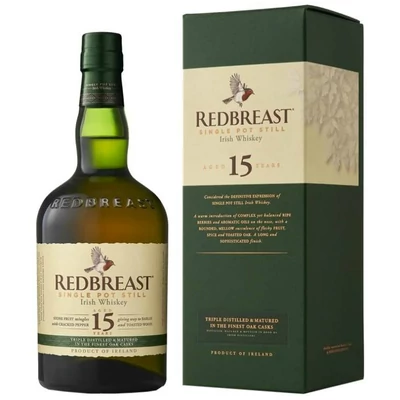 Redbreast 15 éves whiskey (0,7L / 46%)