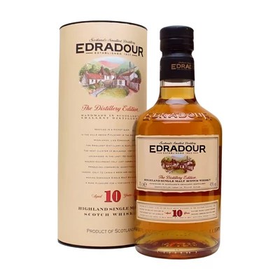 Edradour 10 éves whisky DRS (0,7L / 40%)