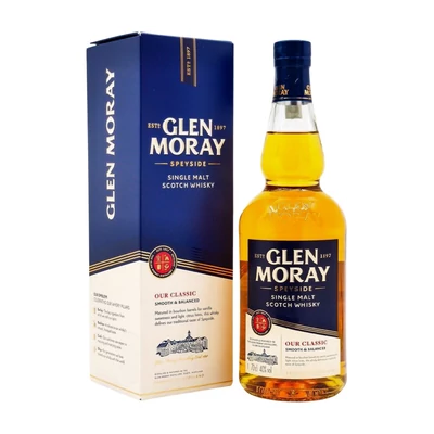 Glen Moray Classic whisky DRS (0,7 l, 40%)