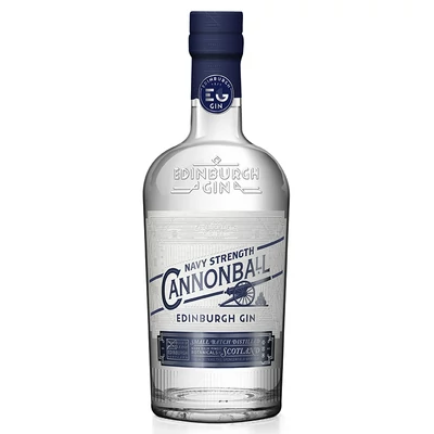 Edinburgh Cannonball Navy Strength gin DRS (0,7L / 57,2%)