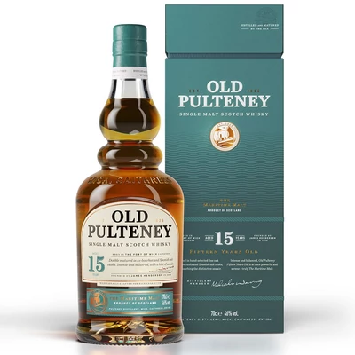 Old Pulteney 15 éves whisky DRS (0,7L / 46%)