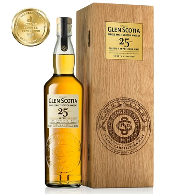Glen Scotia 25 éves whisky (0,7L / 48,8%)