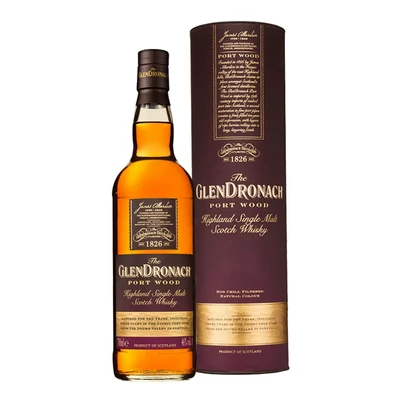 Glendronach Port Wood whisky DRS (0,7L / 46%)