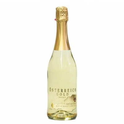 Österreich Gold Aranypelyhes pezsgő (száraz) DRS (0,75L)
