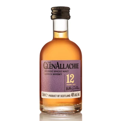 GlenAllachie 12 éves mini whisky (0,05L / 46%)