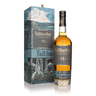 Tullibardine 15 éves whisky (0,7L / 43%)