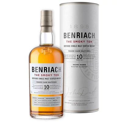 Benriach 10 éves Smoky Ten whisky DRS (0,7L / 46%)