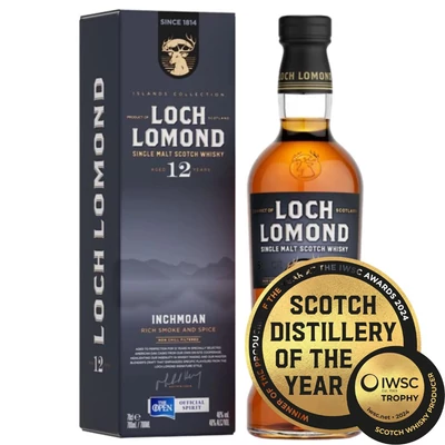 Loch Lomond 12 éves Inchmoan whisky DRS (0,7L / 46%)