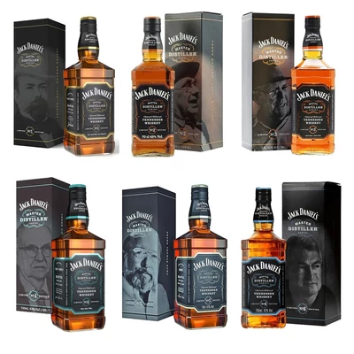 Jack Daniel's Master Distillers Series 1-6. (4,2L / 43%)