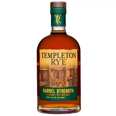 Templeton Barrel Strength 2020 whiskey (0,7L / 56,55%)