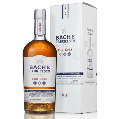 Bache-Gabrielsen VS Tre Kors cognac díszdobozban DRS (0,7L / 40%)