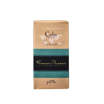 Francois Pralus étcsokoládé tábla Cuba 75% (100g)