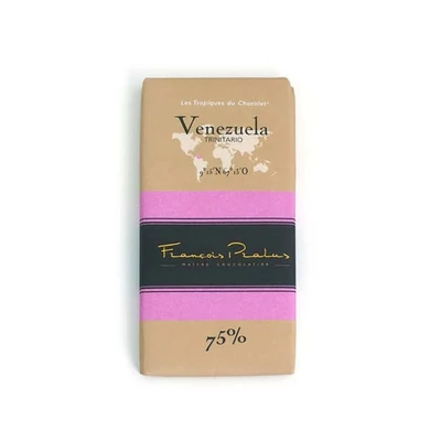 Francois Pralus étcsokoládé tábla Venezuela 75% (100g)