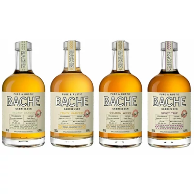 Bache-Gabrielsen cognac Pure&Rustic Set (4x0,35L / 42,45%)
