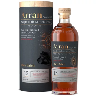 Arran 15 éves Rare Batch French Oak - Bordeaux whisky (0,7L / 52,8%)