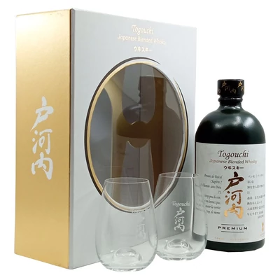 Togouchi whisky DD 2 pohárral DRS (0,7L / 40%)