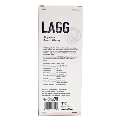 Lagg Corriecravie whisky DRS (0,7L / 55% )