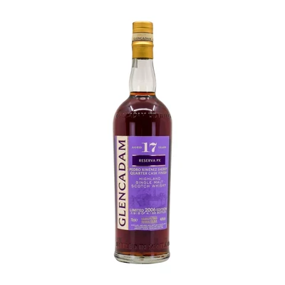 Glencadam 17 éves PX Sherry Quarter Cask Finish whisky (0,7L / 46%)