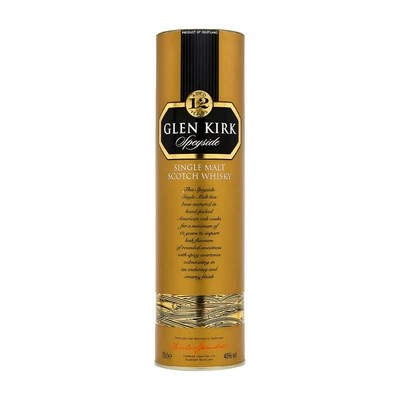Glen Kirk 12 éves whisky (0,7L / 40%)