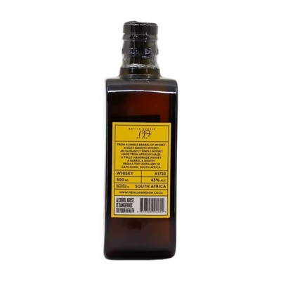 Pienaar & Son Tiny Batch Heavy Char whisky DRS (0,5L / 43%)