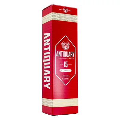 Antiquary Scotch 15 éves Claret cask whisky (0,7L / 40%)