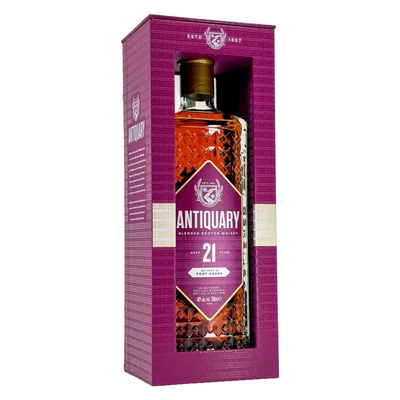 Antiquary Scotch 21 éves Port cask whisky (0,7L / 40%)