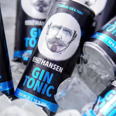 Knut Hansen gin & tonic RTD DRS (0,25L / 10%)
