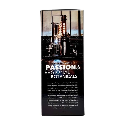 Knut Hansen Dry gin díszdobozban 1 pohárral (0,5L / 42%)