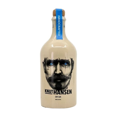Knut Hansen Dry gin fa díszdobozban 2 pohárral (0,5L / 42%)