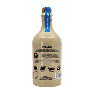 Knut Hansen Dry gin fa díszdobozban 2 pohárral (0,5L / 42%)