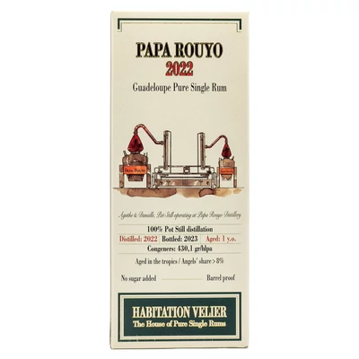Papa Rouyo 2022 Habitation Velier rum (0,7L / 56,7%)