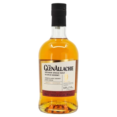 GlenAllachie 9 éves Sherry Cask Series - Amontillado Cask whisky DRS (0,7L / 48%)