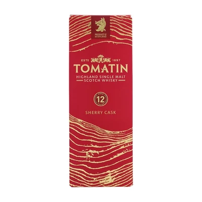 Tomatin 12 éves Sherry Cask whisky DRS (0,7L / 40%)