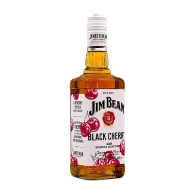 Jim Beam Black Cherry whiskeylikőr DRS (0,7L / 32,5%)