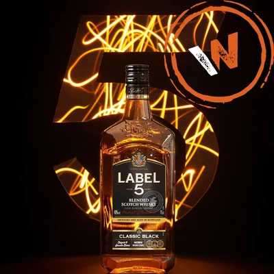 Label 5 Classic Blended whisky DRS (0,2L / 40%)