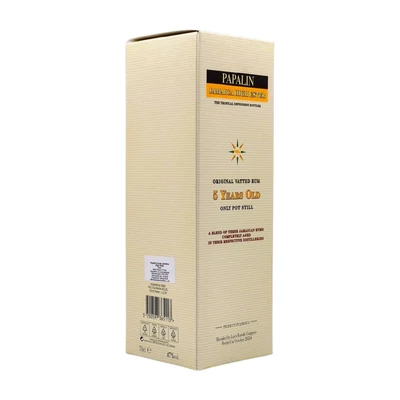 Papalin 5 éves Jamaica High Ester rum (0,7L / 47%)