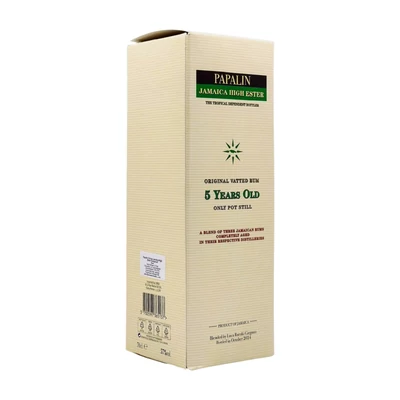 Papalin 5 éves Jamaica High Ester Overproof rum (0,7L / 57%)