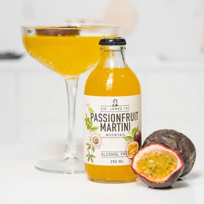 Sir James 101 Passionfruit Martini alkoholmentes cocktail DRS (0,25L / 0,0%)
