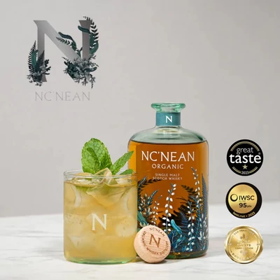 Nc'nean Organic Single Malt whisky díszdobozban (0,7L / 46%)