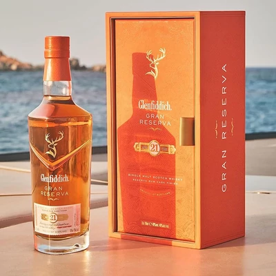 Glenfiddich 21 éves Gran Reserva whisky (0,7L / 43,2%)
