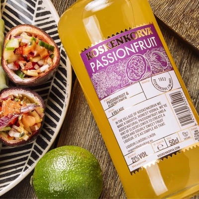 Koskenkorva Passionfruit vodkalikőr DRS (0,5L / 21%)