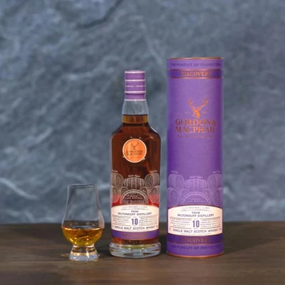 Miltonduff 10 éves Sherry Gordon&MacPhail Discovery whisky DRS (0,7L / 43%)