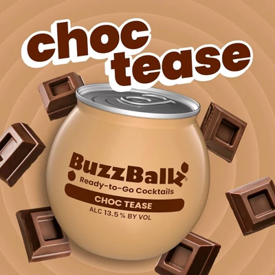 BuzzBallz Choc Tease cocktail RTD (0,2L / 13,5%)