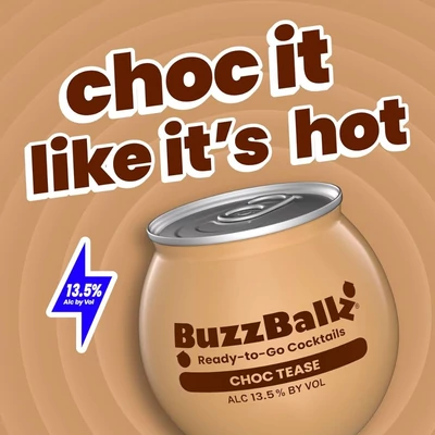 BuzzBallz Choc Tease cocktail RTD (0,2L / 13,5%)