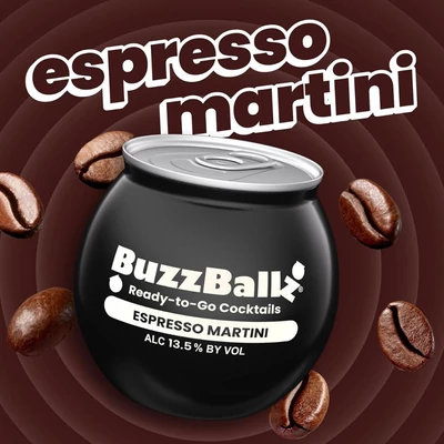 BuzzBallz Espresso Martini cocktail RTD (0,2L / 13,5%)