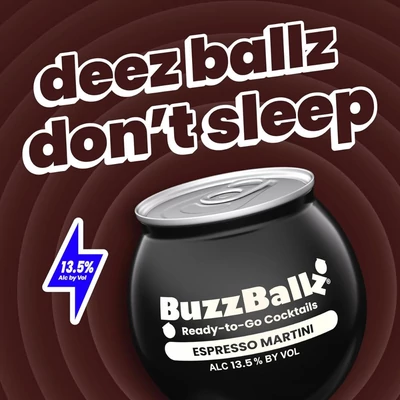 BuzzBallz Espresso Martini cocktail RTD (0,2L / 13,5%)