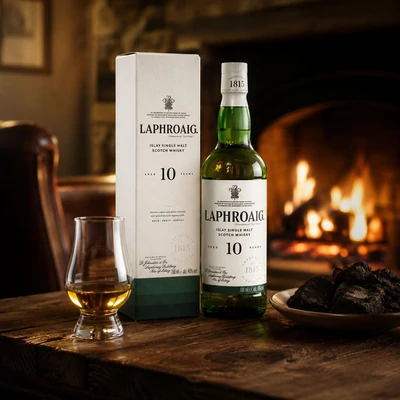 Laphroaig 10 éves whisky DRS (0,7L / 40%)
