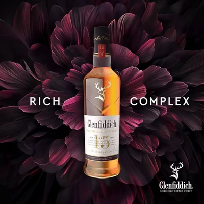 Glenfiddich 15 éves Solera Reserve whisky DRS (0,7L / 40%)