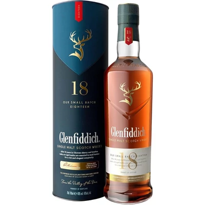 Glenfiddich 18 éves Small Batch Reserve whisky DRS (0,7L / 40%)