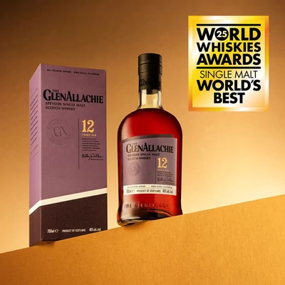 GlenAllachie 12 éves whisky DRS (0,7L / 46%)